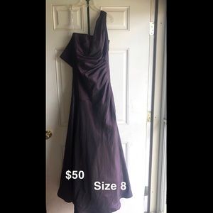 Purple formal dress